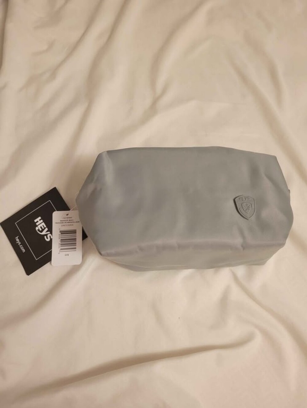 HEYs Men's Light Gray Toiletry Dopp Kit
